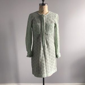 Mint green lace dress